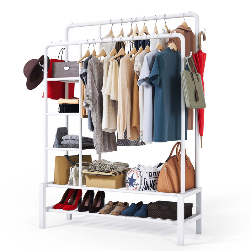 Bonville 115cm Clothing Rack, White