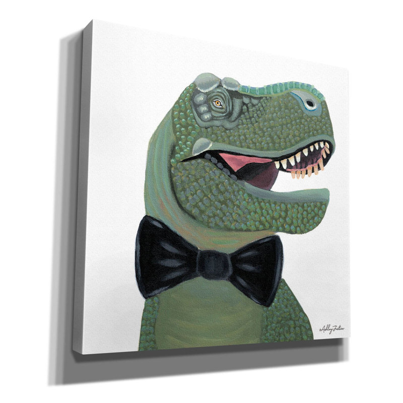 'Mr. Rex' by Ashley Justice, Canvas Wall Art, 18" H x 18" W x 0.75" D