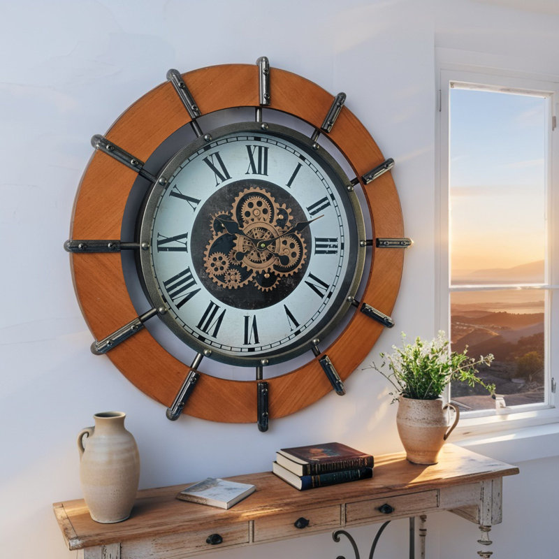 Solid Wood Wall Clock