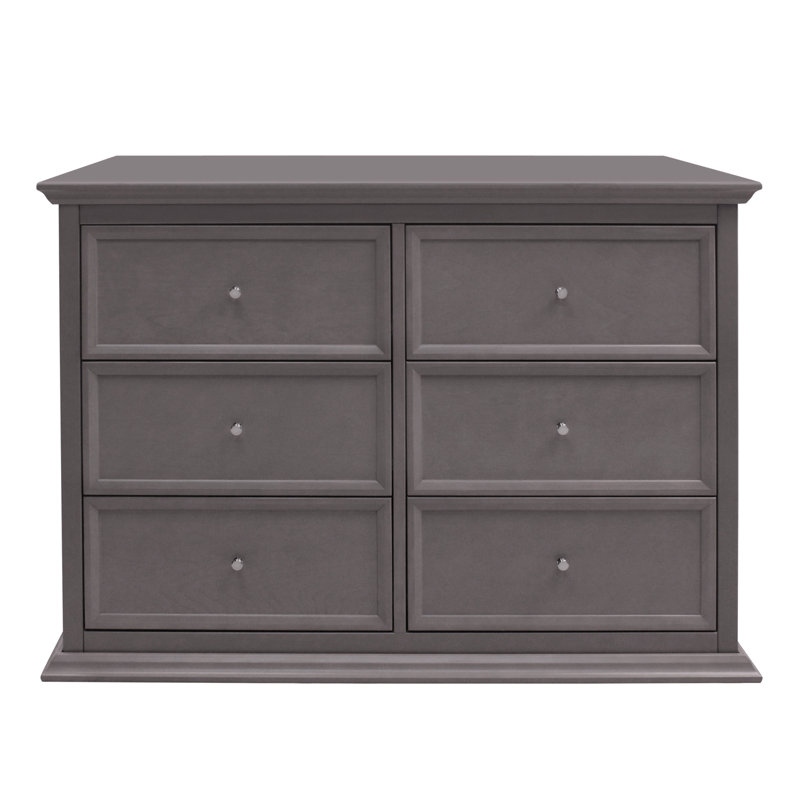 Foothill 6 Drawer Dresser, Weathered Gray