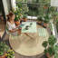 Ensemble bistro de patio pliable 3 pièces, table et chaises en métal d'extérieur / d'intérieur, table carrée compacte avec 2 chaises pliantes pour balcon, porche, jardin, appartement-1056778410