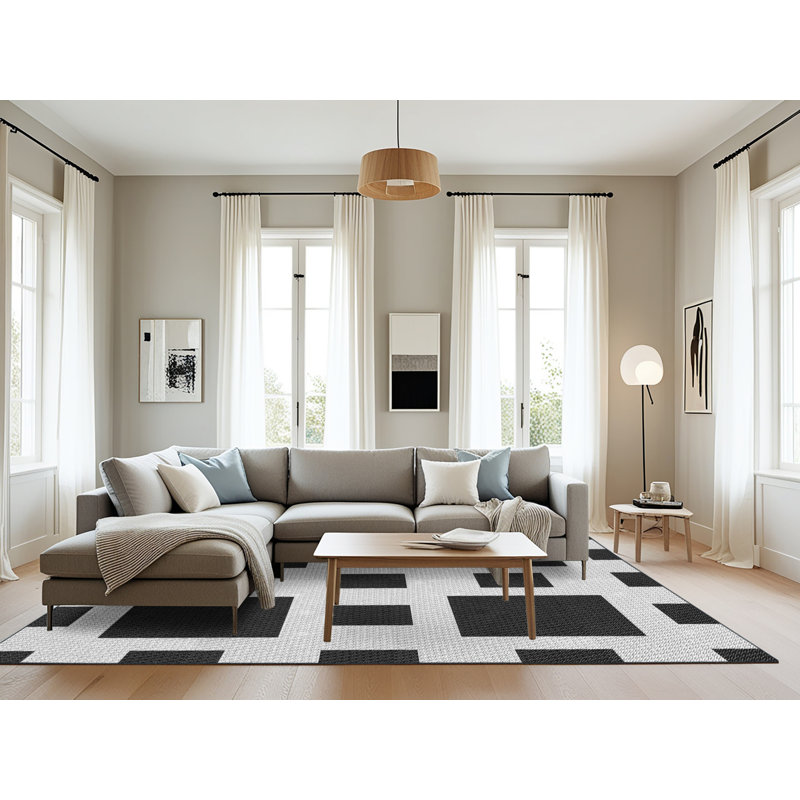 Ruark Geometric Indoor Rug, Rectangle 8' x 10'