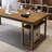 Walnut Rectangular Solid Wood Writing desk-1948909662