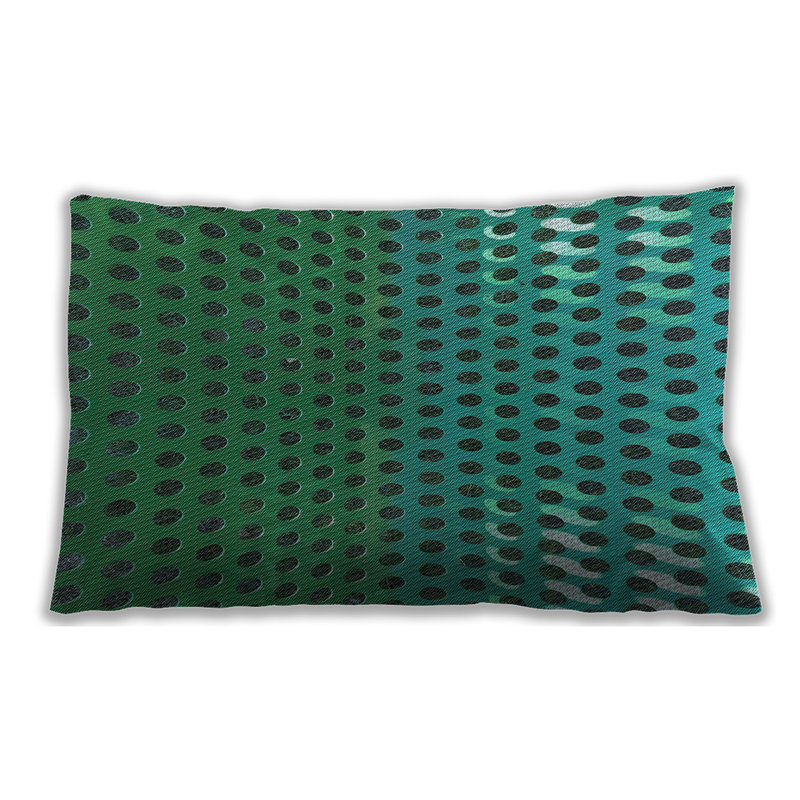 Polka Dots Throw Pillow, Microsuede