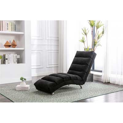 Chaise longue en lin