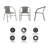 Basdeo Premium All-Weather Wicker Outdoor Stacking Dining Armchair