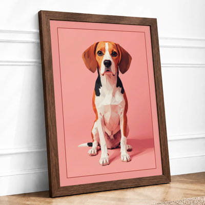 Beagle Portrait Modern - Print