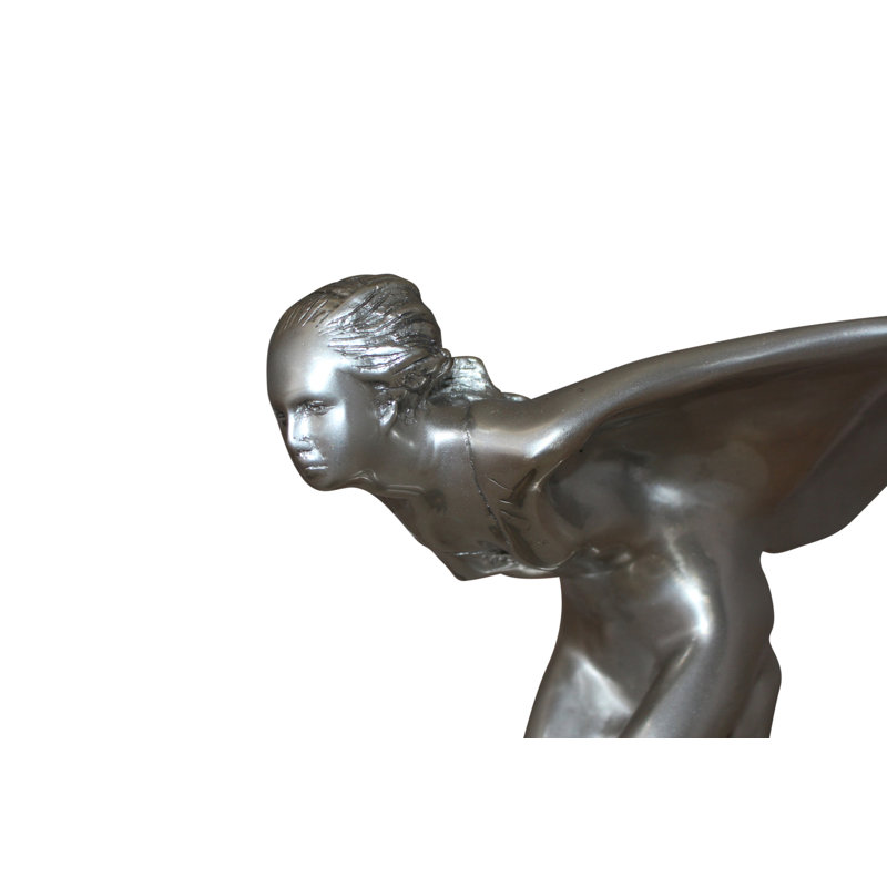 Grande statue en bronze Rolls Royce, sculpture moderne Feliciana idéale pour la décoration intérieure, L 14 po x l 17 po x H 18 po