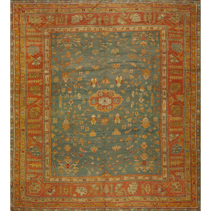 Tapis turc Oushak Rare