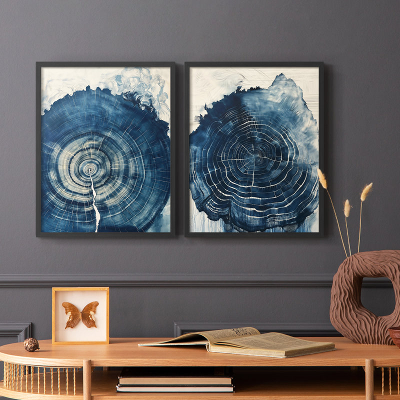 ABSTRACT Series CCVIII - Reproduction encadrée de qualité supérieure - prêt à être accroché - aucun clou requis - aucun clou requis