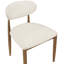 Chaise d'appoint de salle à manger rembourrée en cuir Westerfeld Eligah Vegan-161058643-161058635