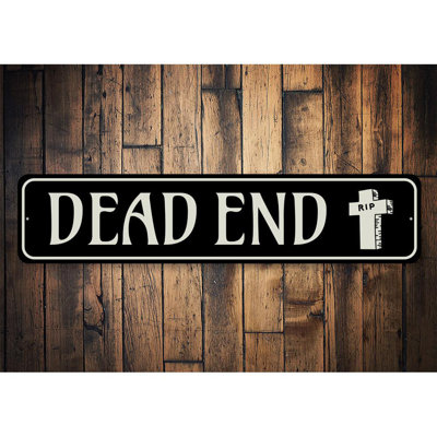 Dead End Aluminum Sign