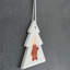 Carley Gnome Festive Gonk Bauble Tree Shaped Ceramic Ornament