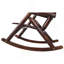 Chaise berçante en bois, chaise berçante en bois durable, chaise berçante en bois de sapin, chaises berçantes de patio pour l'extérieur, garde.-733830632