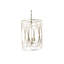 Plafonnier torsadé Art Deco