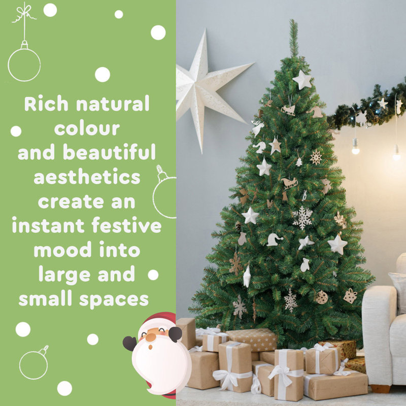 Artificial Christmas Tree, 6.23ft H x 4.27ft W