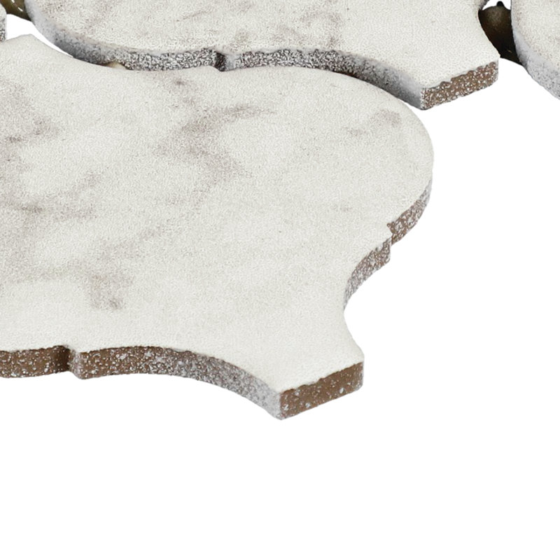 Itona 3" x 3" Ceramic Arabesque Mosaic in Matte (10 PC per Carton) (7.40 SQFT per Carton), Altissimo