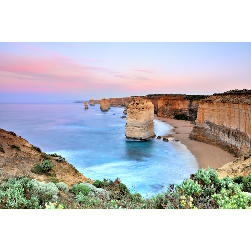 Ocean Road - Twelvel Apostles by MaytheeVoran - Wrapped Canvas Print, 30cm H x 46cm W