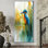 Lawrence Martin-pêcheur au bord du lac II - oiseau, art mural