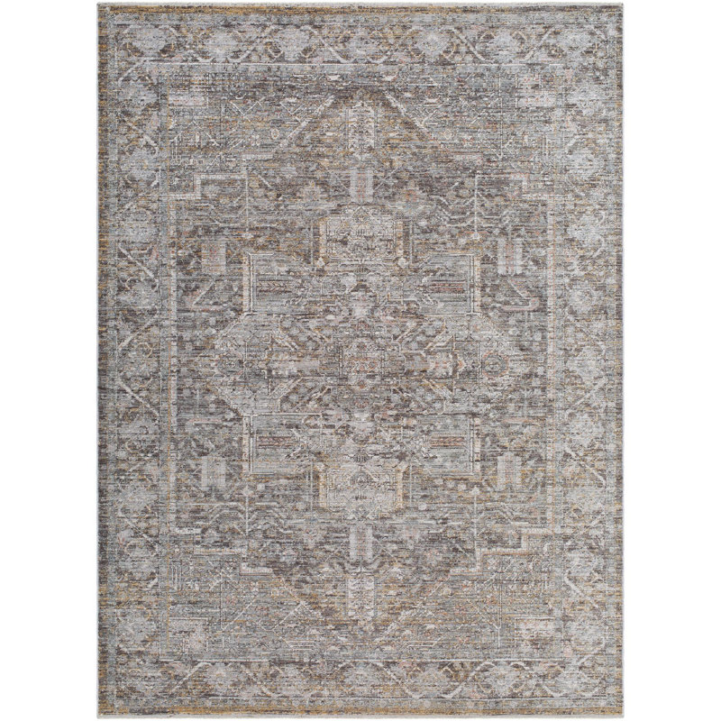 Tapis traditionnel tissé à la machine Lidgerwood CHP2301, Rectangle 6 pi 7 po x 9 pi