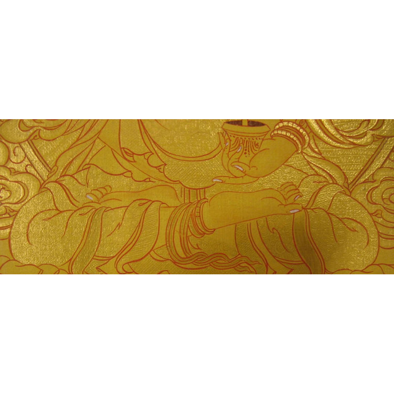 Vajrasattva Shakti Thangka assis (Thangka sans brocart)