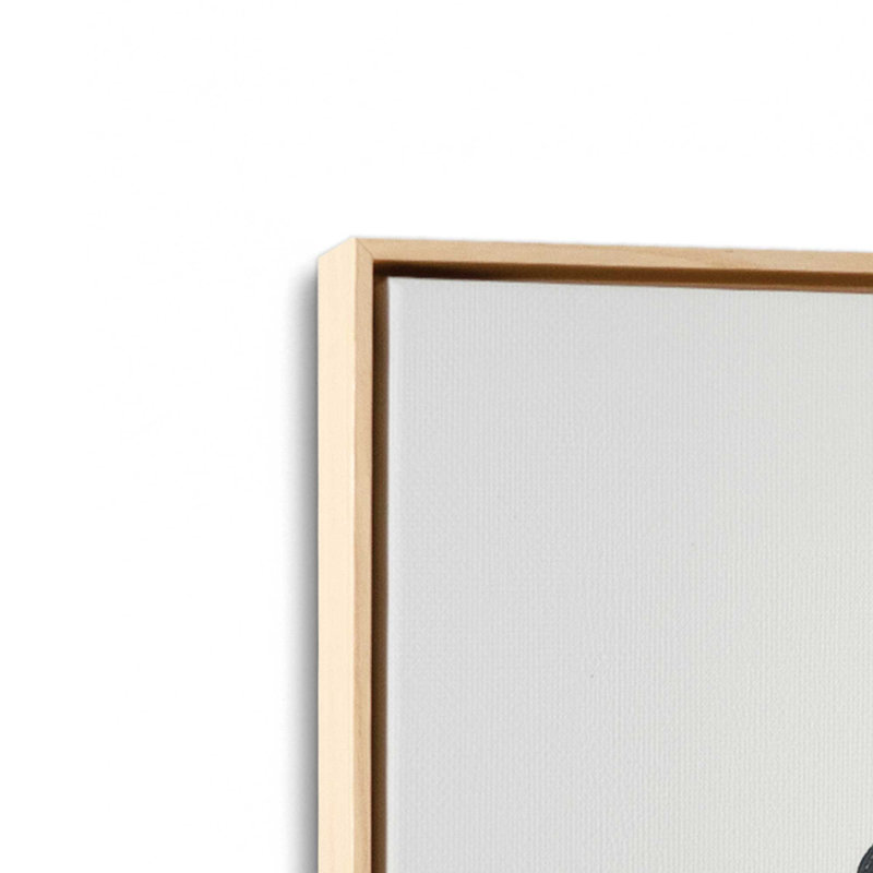 «I'm Not Spoilé» par Deb Strain, reproduction d'art, 12 W x 16 H, Tan, Framed Canvas