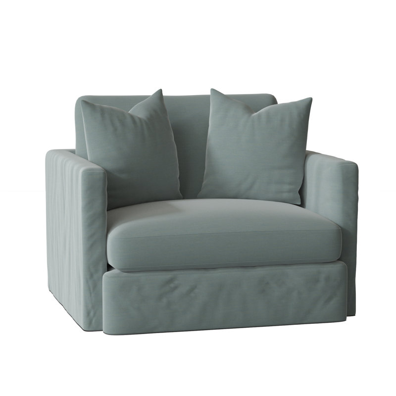 Hartig Armchair, Canvas Spa Sunbrella® Canvas
