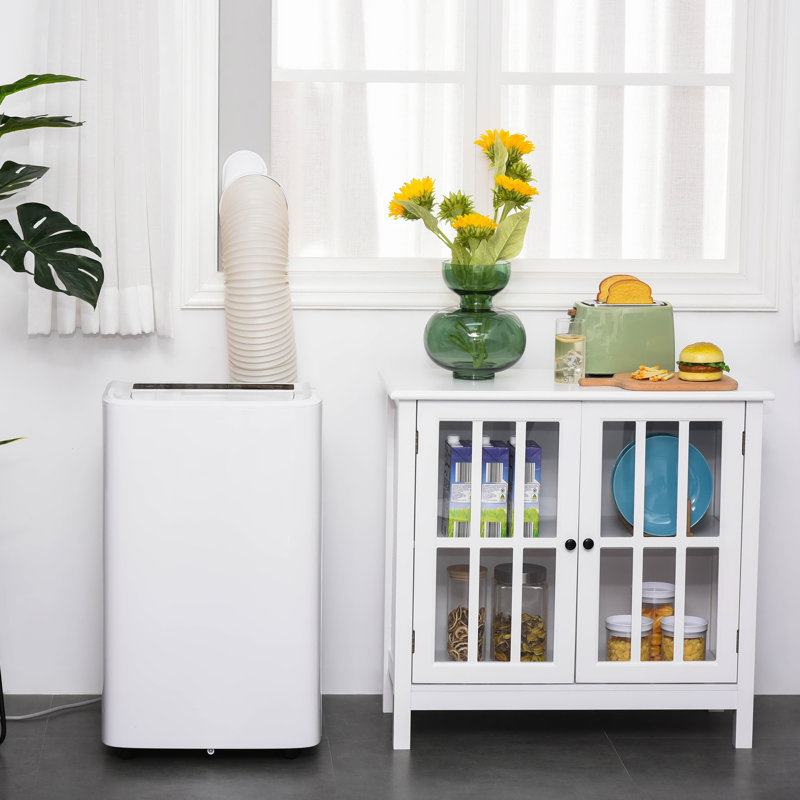HomCom 12000 BTU Portable Air Conditioner for 270 Square Feet with Remote Included