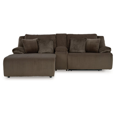 Canapé modulaire inclinable 3 pièces avec méridienne