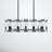 Caputo Lafe 10 - Light Unique / Statement Square / Rectangle Chandelier with Crystal Accents