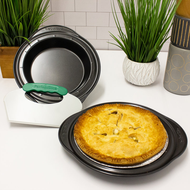 BergHOFF Perfect Slice 3Pc Non-Stick Pie Pan Set with Slicing Tool