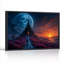 Art gothique sur toile, crâne de lune gothique-2103616333