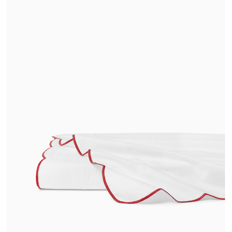 Limana Flat Sheet, Persimmon, Full/Queen Flat Sheet
