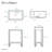 Pierre 24 Single, Freestanding, Open Shelf, Chrome Metal Frame Bathroom Vanity-93021134