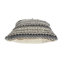 Coussin décoratif rayé en mélange de coton texturé-606296406-674198676