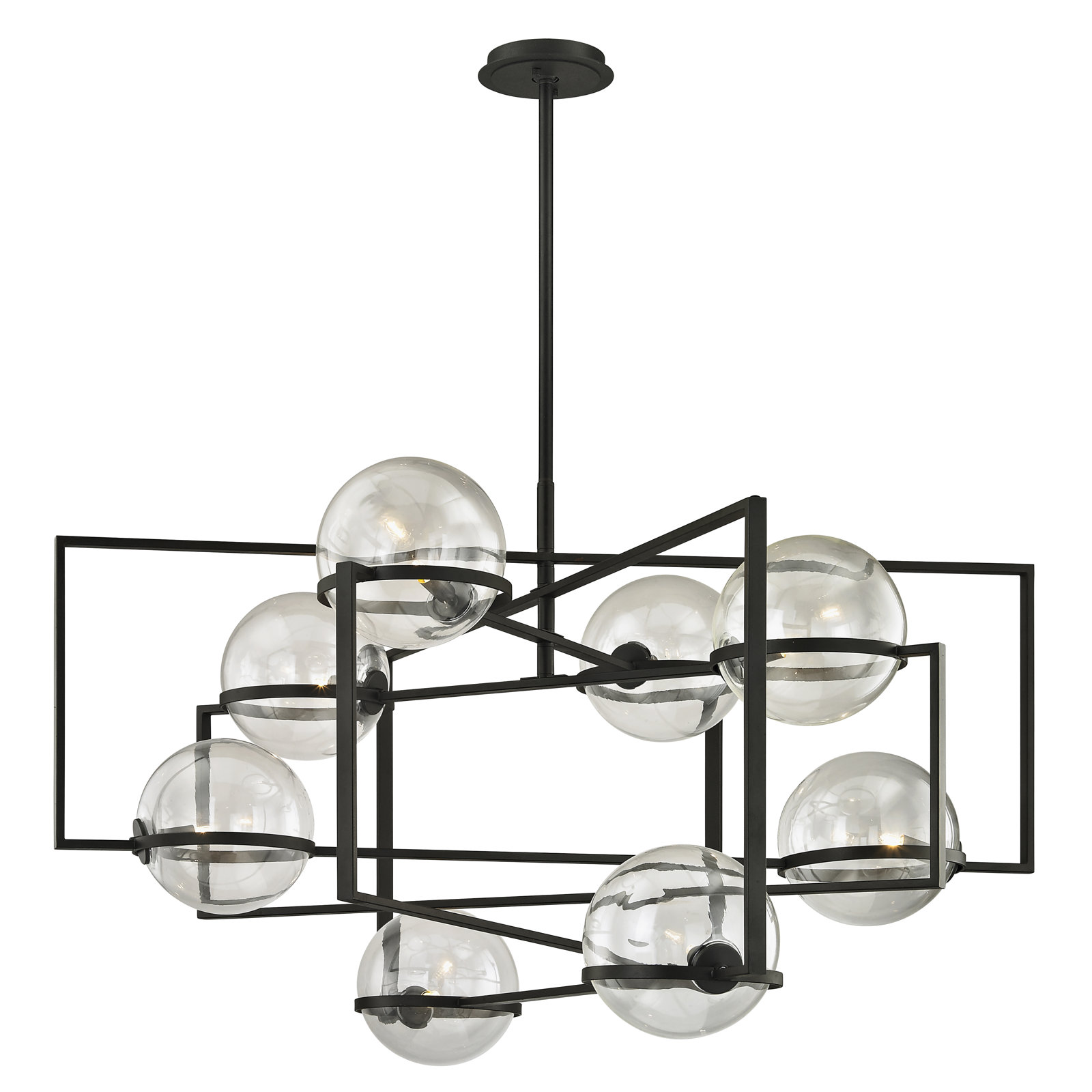 Savon 8 - Light Metal Geometric Chandelier