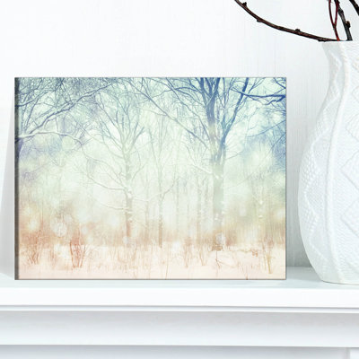 Winter with Foggy Forest'Graphic Art