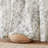 Neacsa Linen Semi Sheer Peony Flower Patterned Rod Pocket Curtain Pair-38675484-27720683