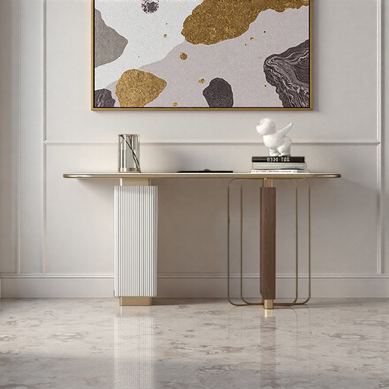Console Modern Modern, H 33,46 po x l 63 po x P 13,78 po
