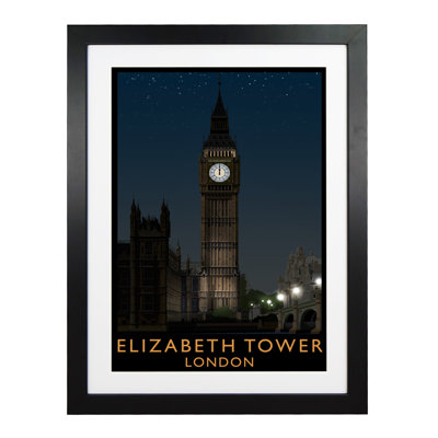 Elizabeth Tower 2 1 Piece Wall Art