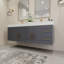Ensemble de meuble-lavabo double 70,8 po-70381338
