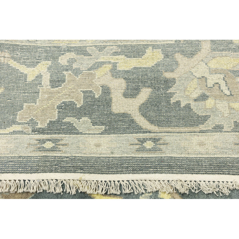Tapis oriental gris Oushak Chobi