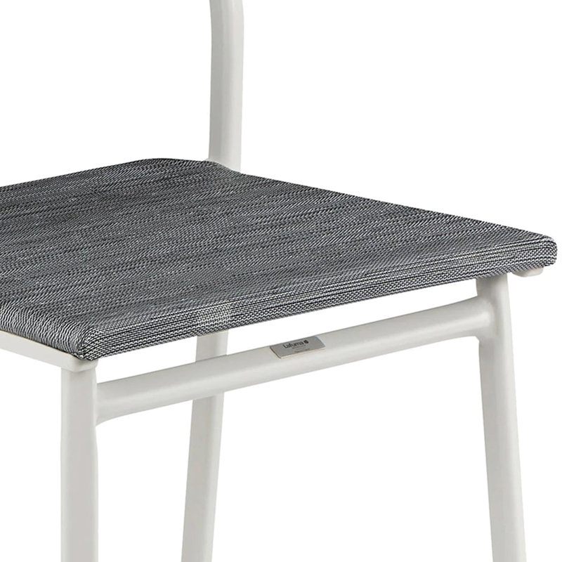 Fauteuil de terrasse empilable, Obsidienne, Sable