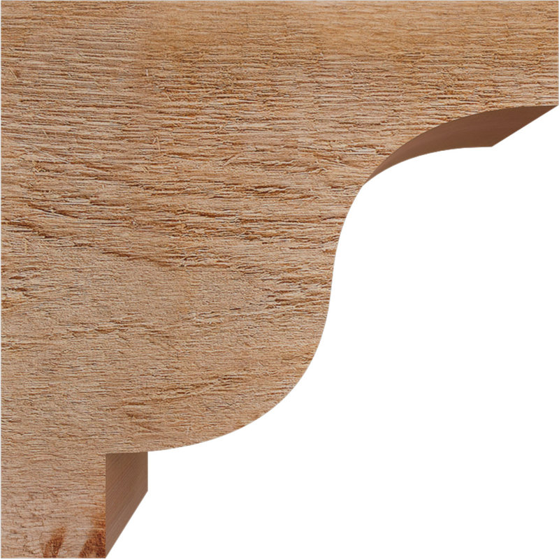 Newport Corbel, H 12 po x l 4 po x P 12 po, Cèdre rouge, Sciage brut
