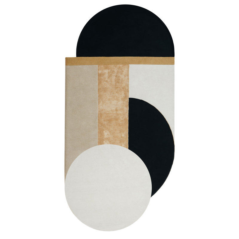 Bijoux Hand Tufted Area Rug, Novelty 5'5" x 9'1"