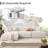 188" U Shaped Sectional Oversized Modular Sofa Chenille Corduroy Compression Sofa-830220958