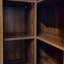 Meuble de coin de style champêtre avec portes et étagère ajustables