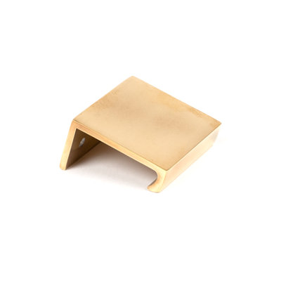 Polished Brass 50Mm Plain Edge Pull