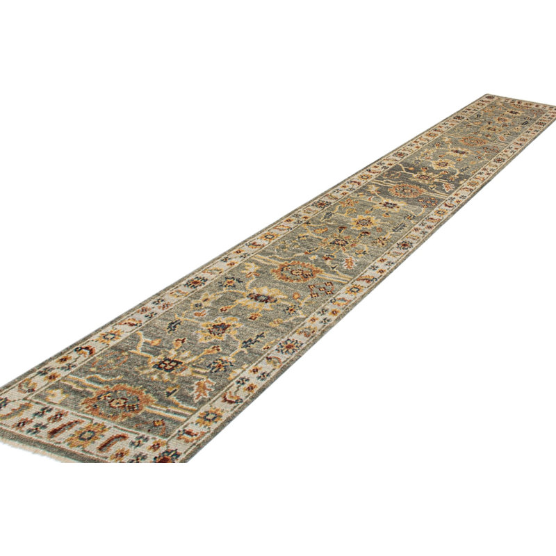 Oriental Area Rug in Gray