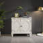 Armoire de rangement décorative 2 portes avec tablettes réglables-606276242